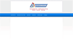 Desktop Screenshot of estermann-gmbh.de